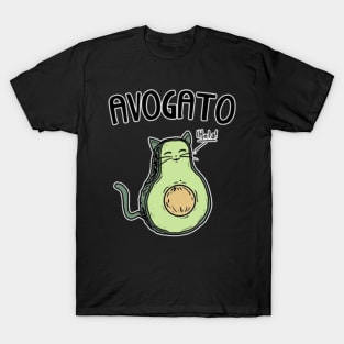 Hola Avogato Cat Meow Avocado Workout Gift T-Shirt